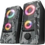 Trust GXT 606 Javv RGB-Illuminated 2.0 Speaker Set pc-luidspreker Camouflage kleur, 23379