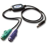 ATEN UC10KM PS/2 naar USB Adapter Zwart