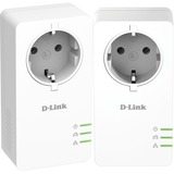 D-Link PowerLine AV2 1000 HD Gigabit Passthrough Kit Wit, DHP-P601AV/E