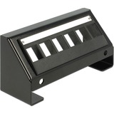 DeLOCK Keystone Multimedia Panel 6 Port module Zwart