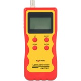 DeLOCK LCD kabeltester RJ45 / RJ12 / BNC / USB Rood