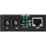 Digitus Fast Ethernet Media converter Zwart, RJ-45/SC