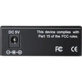 Digitus Fast Ethernet Media converter Zwart, RJ-45/SC