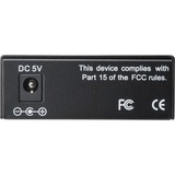 Digitus Fast Ethernet Media converter, RJ-45/SC Zwart