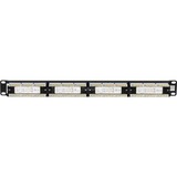 Digitus Patchpanel 19" Cat.5e patchpaneel Zwart, Retail