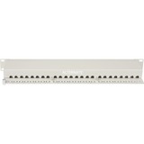 Digitus Patchpanel 19" patchpaneel Lichtgrijs, Cat.5e afgeschermd, Retail