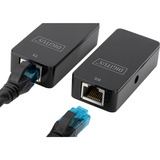 Digitus USB-Extender usb-hub Zwart, USB 2.0, tot 50 meter