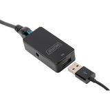 Digitus USB-Extender usb-hub Zwart, USB 2.0, tot 50 meter