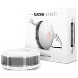 Fibaro Smoke Sensor rookmelder Wit, CR123A of 12 / 24 V DC batterij, Z-Wave