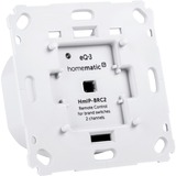 Homematic IP Wanddrukknop voor merkschakelaar 2-voudig Wit