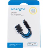 Kensington CA1000 USB-C naar USB-A-Adapter Zwart