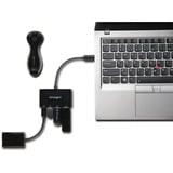 Kensington USB-C 4-Port Hub usb-hub Zwart, 2x USB 3.0 Typ-A | 2x USB 3.0 Typ-C 