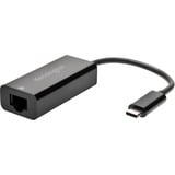 Kensington USB-C > Ethernet adapter Zwart, zwart