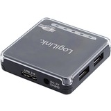 LogiLink UA0152 USB3.0 HUB 4-Port usb-hub Zwart