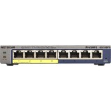 Netgear ProSAFE GS108PE switch Grijs/blauw