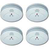 Smartwares RM149/4 Rookmelder 4-pack Wit, 9 V batterij, 4 stuks
