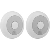 Smartwares RM175RF/2 Rookmelder 2-pack Wit, 2x 1,5 V AA alkalinebatterijen, 2 stuks