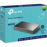 TP-Link TL-SF1008P V5.0 switch Zwart, PoE