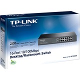 TP-Link TL-SF1016DS V3.0 switch Zwart