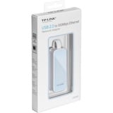 TP-Link UE200 USB-A 2.0 naar RJ-45 netwerkadapter Wit, 10/100 Mbit/s