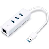 TP-Link UE330 3-Port USB 3.0 + Gigabit LAN usb-hub Wit