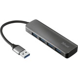 Trust Halyx Aluminium 4-Port USB 3.2 Hub usb-hub aluminium
