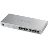 Zyxel 8-Port GbE Unmanaged  switch Grijs, PoE