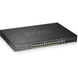 Zyxel GS1920-24HPv2 24-Port GbE Smart Managed Switch Zwart