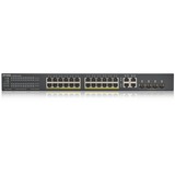 Zyxel GS1920-24HPv2 24-Port GbE Smart Managed Switch Zwart