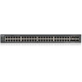 Zyxel GS1920-48v2 48-Port GbE Smart Managed Switch Zwart