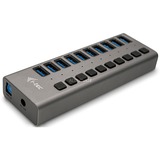 i-tec USB 3.0 Charging HUB 10 port + Power Adapter usb-hub Zwart