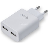 i-tec USB Power Charger 2 Port 2.4A Wit