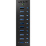 ICY BOX IB-AC6110 usb-hub Zwart, 10x USB 3.0 Poorten