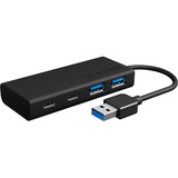 ICY BOX IB-HUB1426-U3 usb-hub Zwart