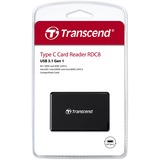 Transcend MultiReader RDC8K2 kaartlezer Zwart, USB 3.2 Gen 1