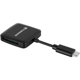 Transcend Transcend SD/microSD Card Reader USB3 kaartlezer Zwart