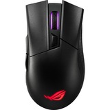 ASUS ROG Gladius II Wireless gaming muis Zwart, 100 - 16.000 dpi, RGB leds