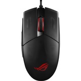 ASUS ROG Strix Impact II gaming muis Zwart, 400 - 6200 dpi, RGB leds