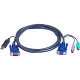 ATEN 2L-5502UP KVM-Kabel Zwart