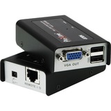 ATEN MINI USB KVM Extender CE100 kvm-switch Zwart/zilver