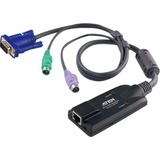 ATEN PS/2-VGA-KVM-Adapter Zwart