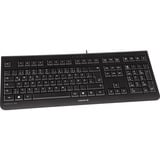 CHERRY KC 1000 toetsenbord Zwart, BE lay-out (AZERTY), Rubberdome