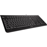 CHERRY KC 1000 toetsenbord Zwart, BE lay-out (AZERTY), Rubberdome
