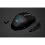 Corsair DARK CORE RGB PRO gaming muis Zwart, 18.000 dpi, RGB leds