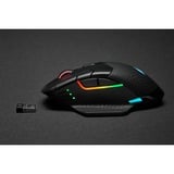 Corsair DARK CORE RGB PRO gaming muis Zwart, 18.000 dpi, RGB leds