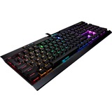 Corsair K70 RGB MK.2 Low Profile RAPIDFIRE Mechanical Gaming Keyboard Zwart, BE Lay-out, Cherry MX Speed Silver, RGB leds