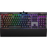 Corsair K70 RGB MK.2 Low Profile RAPIDFIRE Mechanical Gaming Keyboard Zwart, BE Lay-out, Cherry MX Speed Silver, RGB leds