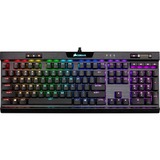 Corsair K70 RGB MK.2 Low Profile RAPIDFIRE Mechanical Gaming Keyboard Zwart, BE Lay-out, Cherry MX Speed Silver, RGB leds