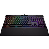 Corsair K70 RGB MK.2 Low Profile RAPIDFIRE Mechanical Gaming Keyboard Zwart, BE Lay-out, Cherry MX Speed Silver, RGB leds