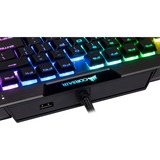 Corsair K70 RGB MK.2 Low Profile RAPIDFIRE Mechanical Gaming Keyboard Zwart, BE Lay-out, Cherry MX Speed Silver, RGB leds